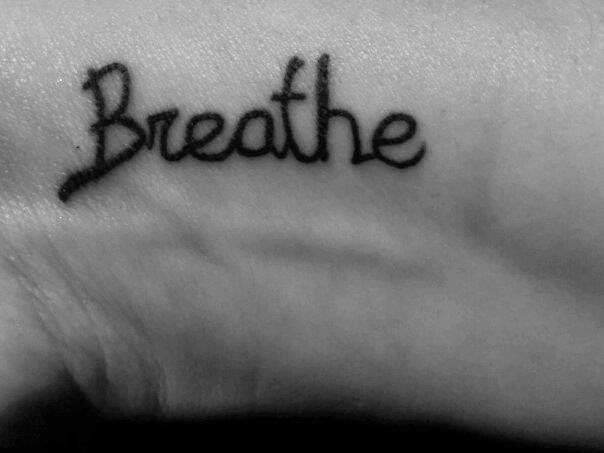 Aimee's breathe tattoo